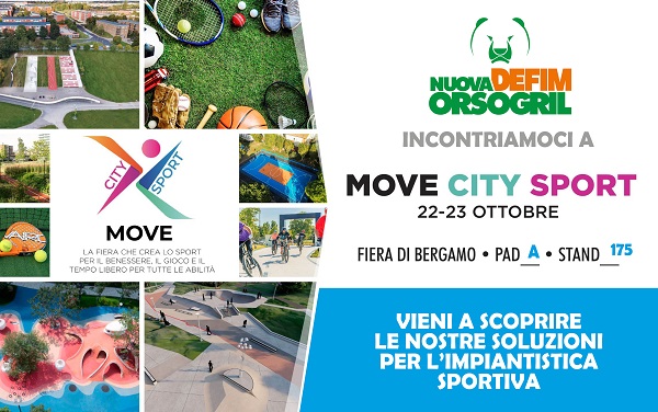 Nuova Defim Orsogril | Incontriamoci al MOVE CITY SPORT - Fiera di Bergamo