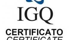 Rinnovo certificazione qualità IGQ e IQNet