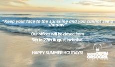 Nuova Defim Orsogril | Summer Holidays Closure