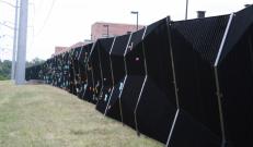 Un'altra vista della recinzione ad Arlington (Virginia, USA)Überblick vom Zaunsystem in Arlington