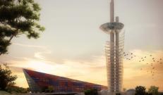 Il rendering della Millennium Tower