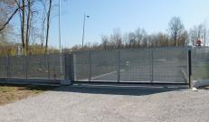 Talia fence matching CE patented entrance gate infill panel
