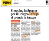 Giornale_Di_Brescia Shopping in Spagna per il Gruppo Feralpi si prende la Saexpa