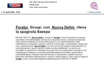 Tgcom24.mediaset.it Feralpi group con Nuova Defim rileva la spagnola Saexpa